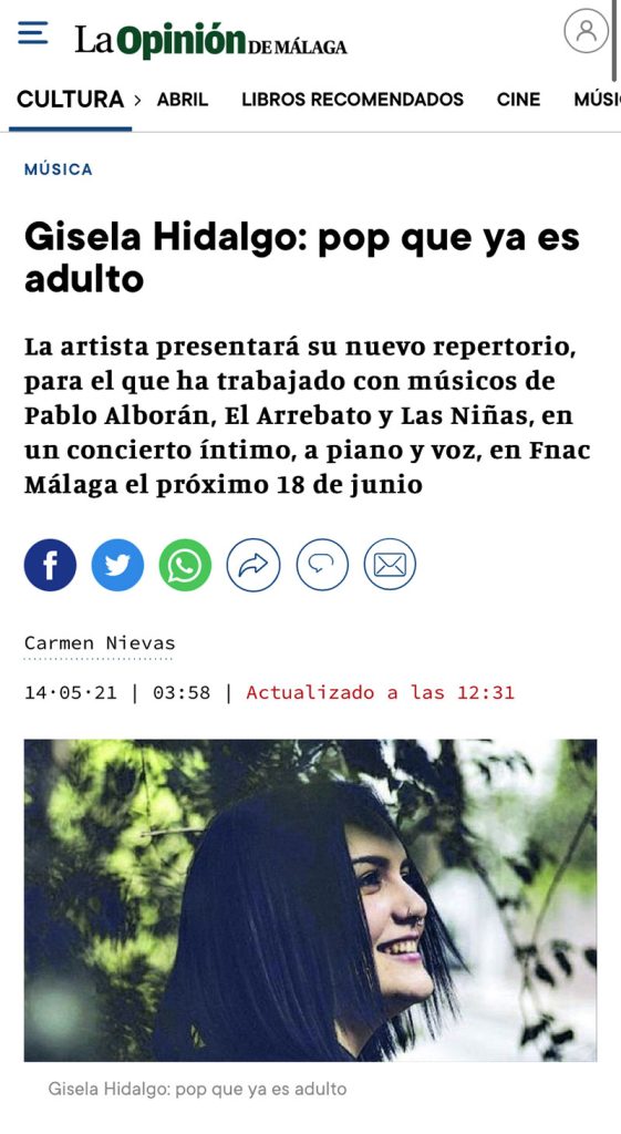 Gisela Hidalgo (promocional)